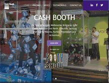 Tablet Screenshot of cashbooth.com.au